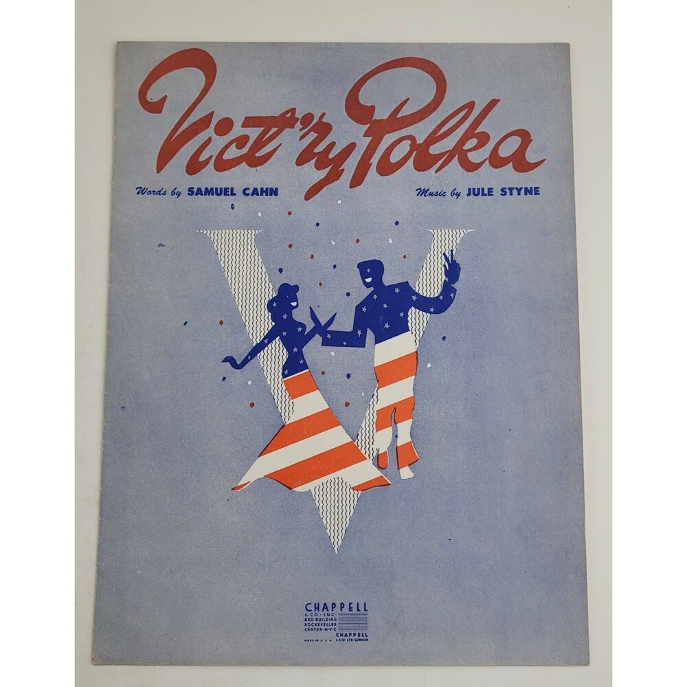 Vict'ry Polka - Samuel Cahn & Jule Styne - Sheet Music  1943 #SM3